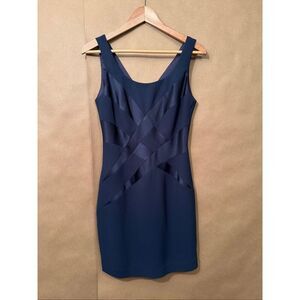 90s Inspired, Andrea Polizzi for Rex Lester Navy Dress